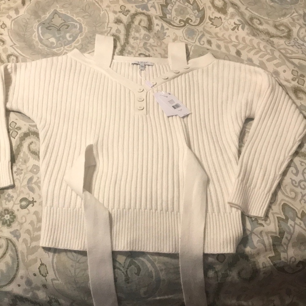 Derek Lam Crosby white sweater